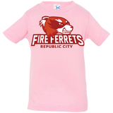 T-Shirts Pink / 6 Months Fire Ferrets Infant PremiumT-Shirt