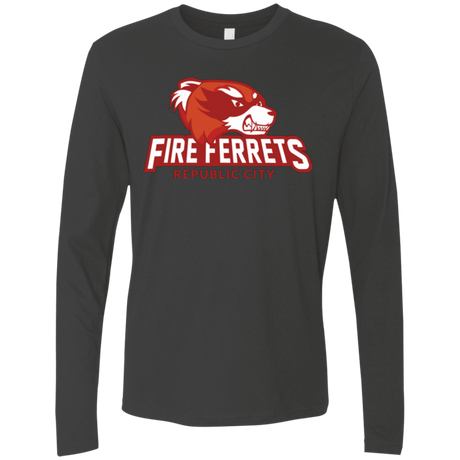 T-Shirts Heavy Metal / Small Fire Ferrets Men's Premium Long Sleeve