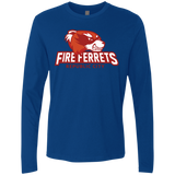 T-Shirts Royal / Small Fire Ferrets Men's Premium Long Sleeve