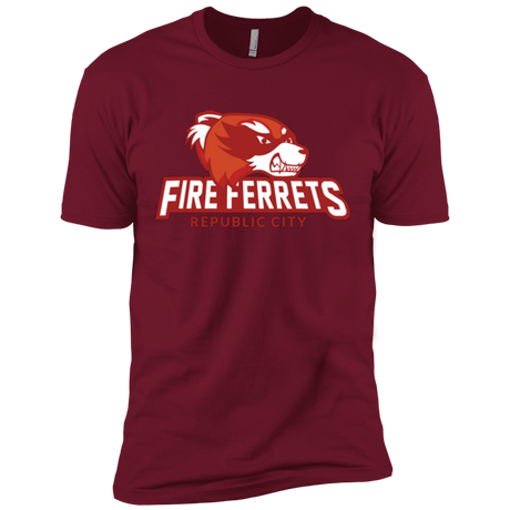 T-Shirts Cardinal / X-Small Fire Ferrets Men's Premium T-Shirt