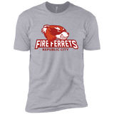 T-Shirts Heather Grey / X-Small Fire Ferrets Men's Premium T-Shirt