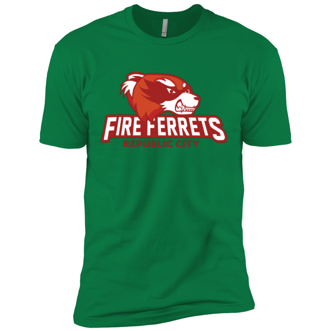 T-Shirts Kelly Green / X-Small Fire Ferrets Men's Premium T-Shirt