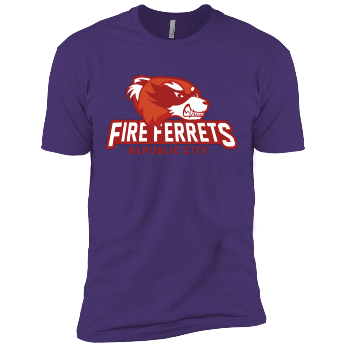 T-Shirts Purple / X-Small Fire Ferrets Men's Premium T-Shirt