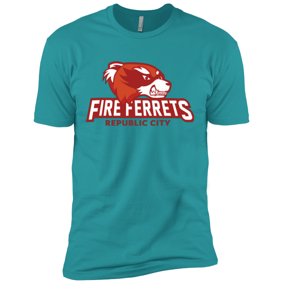 T-Shirts Tahiti Blue / X-Small Fire Ferrets Men's Premium T-Shirt