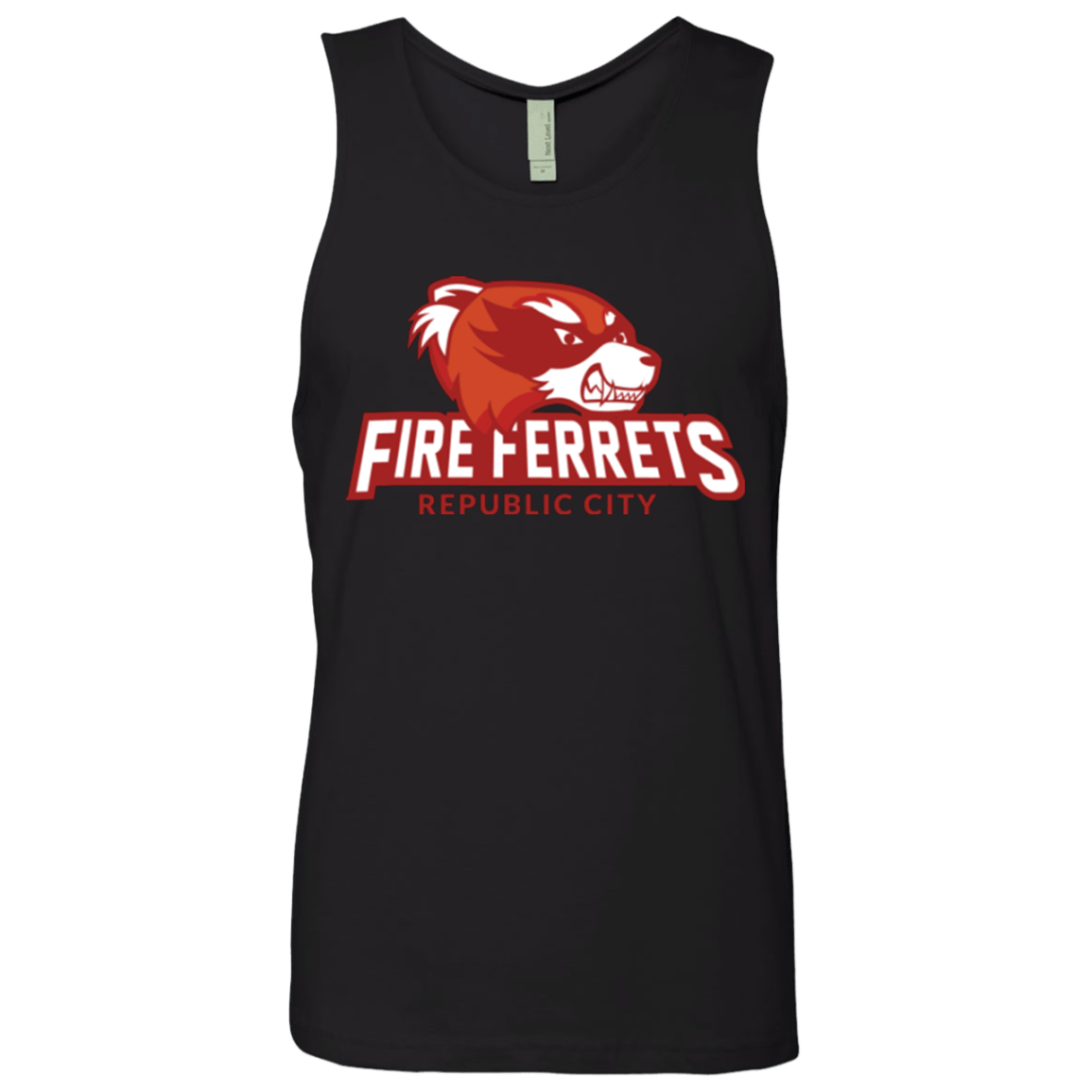 T-Shirts Black / Small Fire Ferrets Men's Premium Tank Top