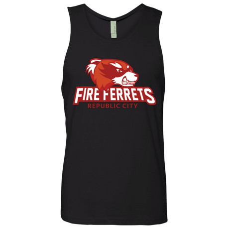 T-Shirts Black / Small Fire Ferrets Men's Premium Tank Top