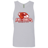 T-Shirts Heather Grey / Small Fire Ferrets Men's Premium Tank Top