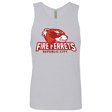 T-Shirts Heather Grey / Small Fire Ferrets Men's Premium Tank Top