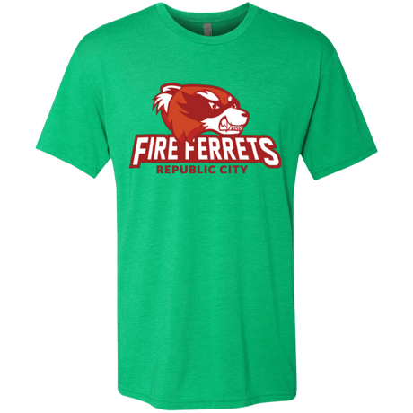 T-Shirts Envy / Small Fire Ferrets Men's Triblend T-Shirt