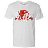 T-Shirts Heather White / Small Fire Ferrets Men's Triblend T-Shirt