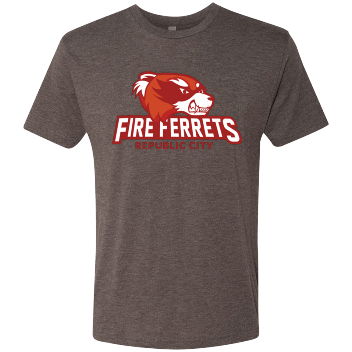 T-Shirts Macchiato / Small Fire Ferrets Men's Triblend T-Shirt