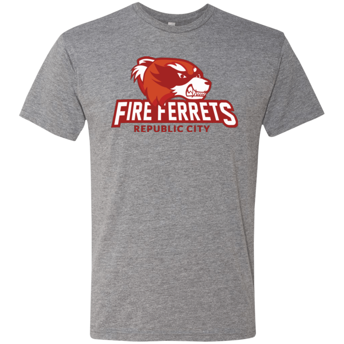T-Shirts Premium Heather / Small Fire Ferrets Men's Triblend T-Shirt