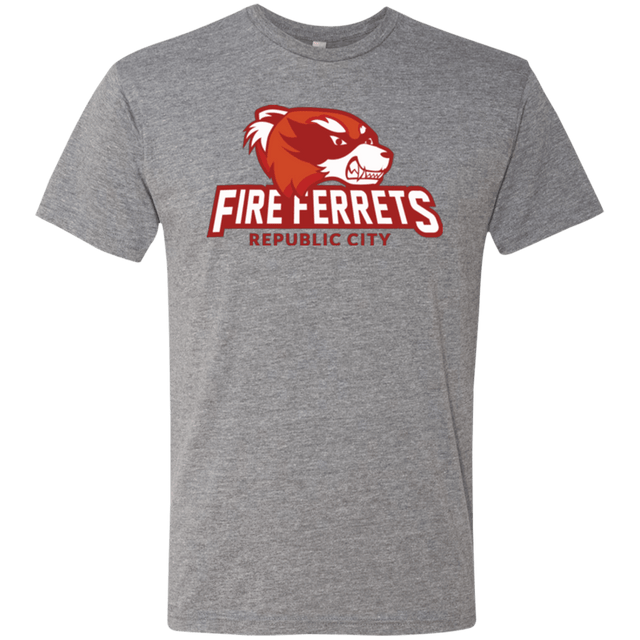 T-Shirts Premium Heather / Small Fire Ferrets Men's Triblend T-Shirt