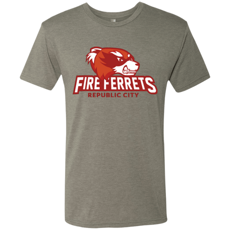 T-Shirts Venetian Grey / Small Fire Ferrets Men's Triblend T-Shirt