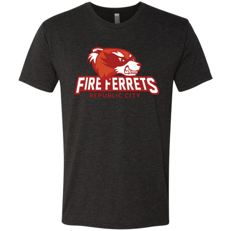 T-Shirts Vintage Black / Small Fire Ferrets Men's Triblend T-Shirt