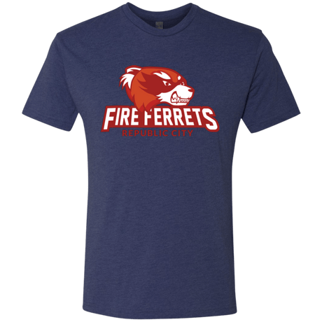 T-Shirts Vintage Navy / Small Fire Ferrets Men's Triblend T-Shirt