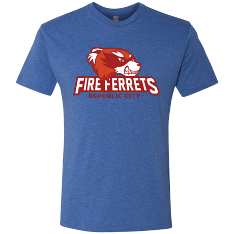 T-Shirts Vintage Royal / Small Fire Ferrets Men's Triblend T-Shirt