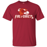 T-Shirts Cardinal / Small Fire Ferrets T-Shirt