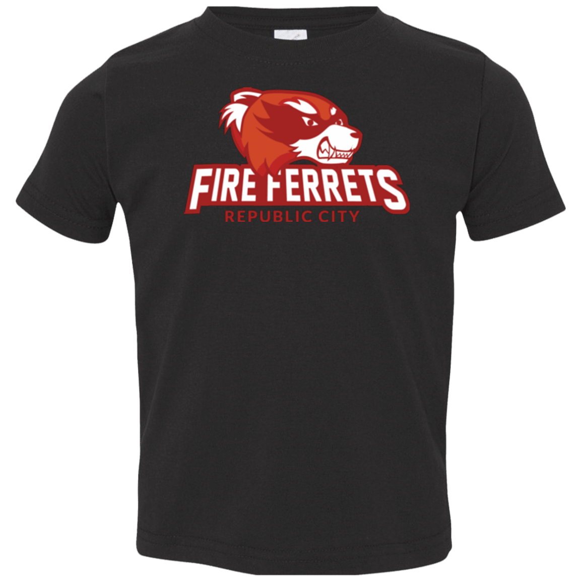 T-Shirts Black / 2T Fire Ferrets Toddler Premium T-Shirt