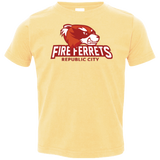 T-Shirts Butter / 2T Fire Ferrets Toddler Premium T-Shirt