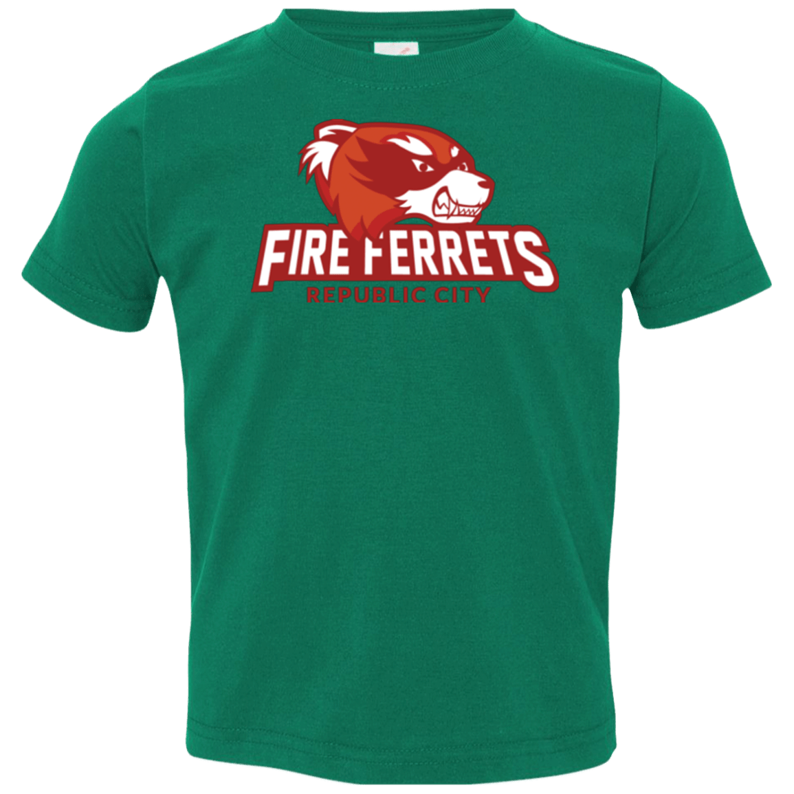 T-Shirts Kelly / 2T Fire Ferrets Toddler Premium T-Shirt