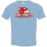 T-Shirts Light Blue / 2T Fire Ferrets Toddler Premium T-Shirt