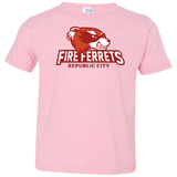 T-Shirts Pink / 2T Fire Ferrets Toddler Premium T-Shirt