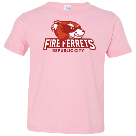 T-Shirts Pink / 2T Fire Ferrets Toddler Premium T-Shirt