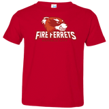 T-Shirts Red / 2T Fire Ferrets Toddler Premium T-Shirt