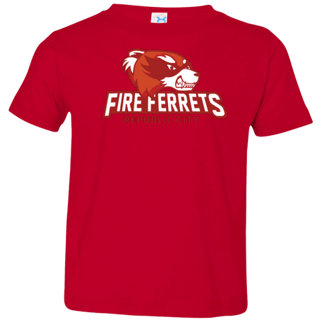 T-Shirts Red / 2T Fire Ferrets Toddler Premium T-Shirt
