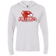 T-Shirts Heather White / X-Small Fire Ferrets Triblend Long Sleeve Hoodie Tee
