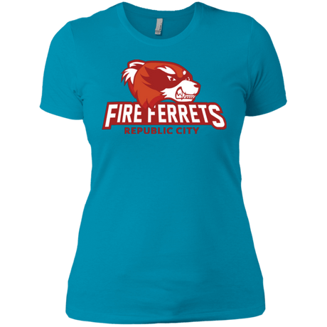 T-Shirts Turquoise / X-Small Fire Ferrets Women's Premium T-Shirt