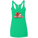 T-Shirts Envy / X-Small Fire Ferrets Women's Triblend Racerback Tank