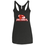 T-Shirts Vintage Black / X-Small Fire Ferrets Women's Triblend Racerback Tank