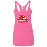 T-Shirts Vintage Pink / X-Small Fire Ferrets Women's Triblend Racerback Tank