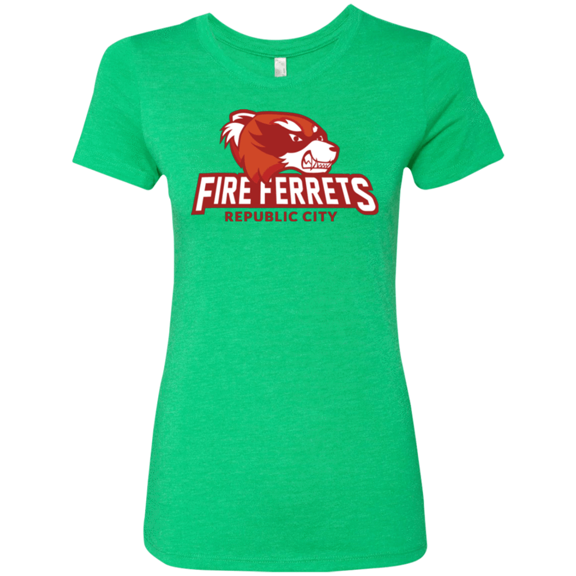 T-Shirts Envy / Small Fire Ferrets Women's Triblend T-Shirt
