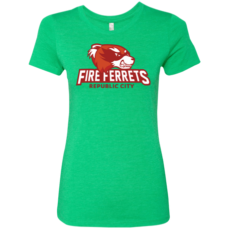 T-Shirts Envy / Small Fire Ferrets Women's Triblend T-Shirt