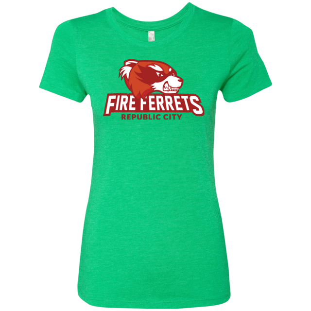 T-Shirts Envy / Small Fire Ferrets Women's Triblend T-Shirt