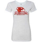 T-Shirts Heather White / Small Fire Ferrets Women's Triblend T-Shirt
