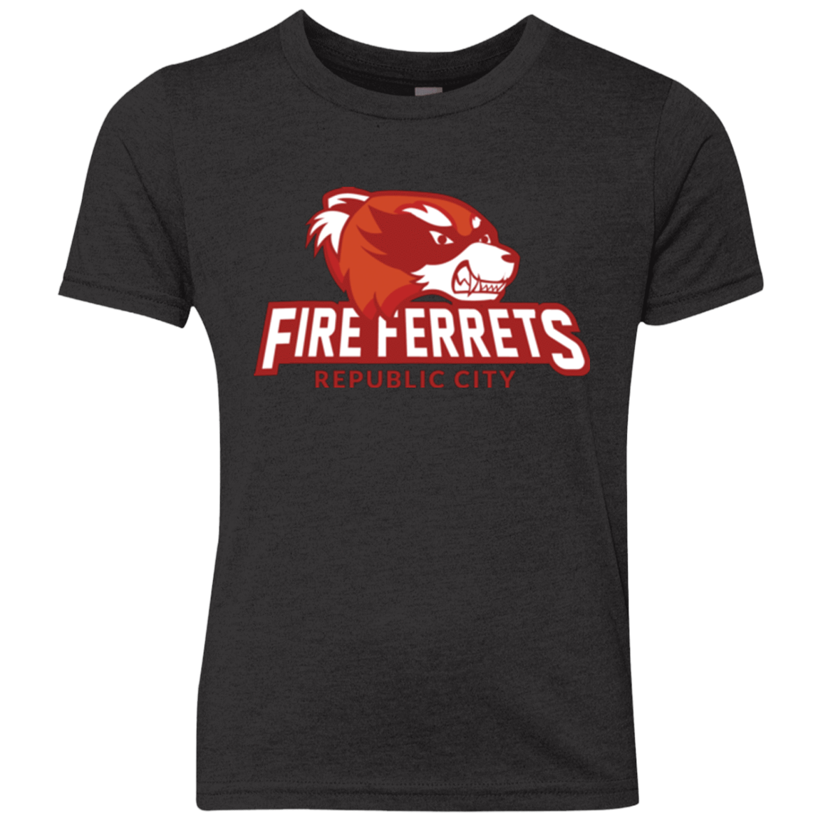 T-Shirts Vintage Black / YXS Fire Ferrets Youth Triblend T-Shirt