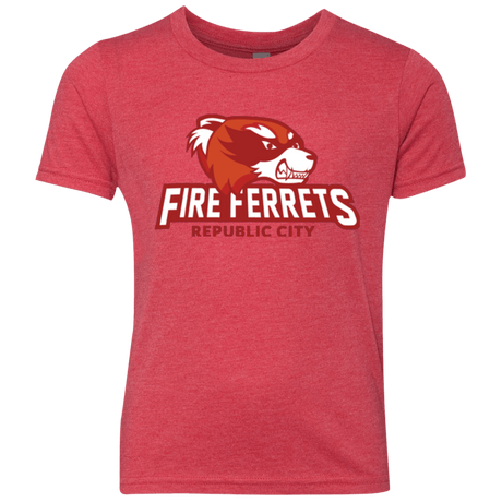 T-Shirts Vintage Red / YXS Fire Ferrets Youth Triblend T-Shirt
