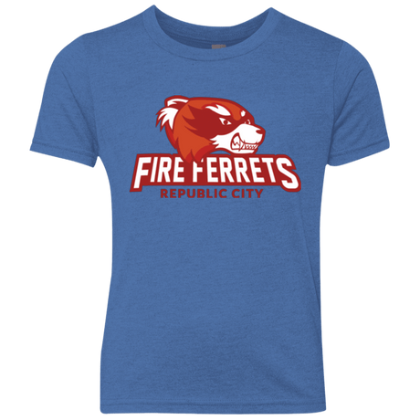 T-Shirts Vintage Royal / YXS Fire Ferrets Youth Triblend T-Shirt