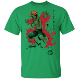 T-Shirts Irish Green / S Fire Fist Ace T-Shirt