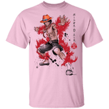T-Shirts Light Pink / S Fire Fist Ace T-Shirt