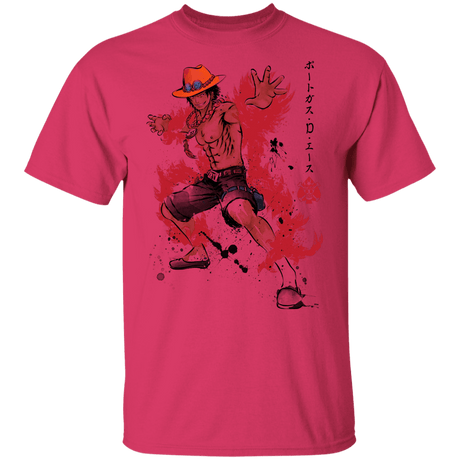 T-Shirts Heliconia / YXS Fire Fist Ace Youth T-Shirt