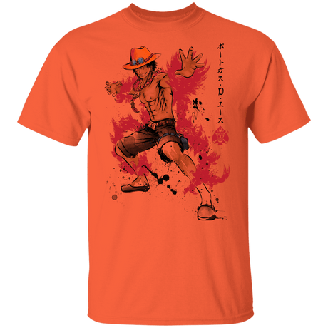 T-Shirts Orange / YXS Fire Fist Ace Youth T-Shirt