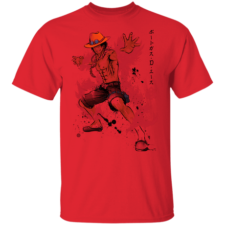 T-Shirts Red / YXS Fire Fist Ace Youth T-Shirt