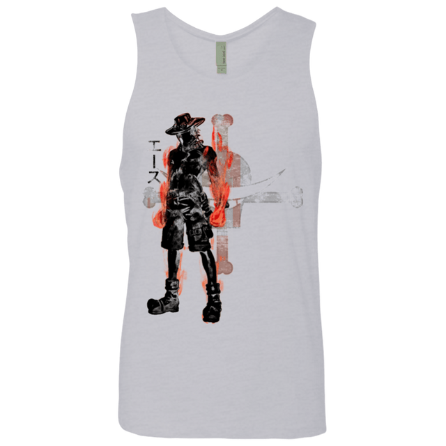 T-Shirts Heather Grey / Small Fire fist Men's Premium Tank Top