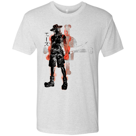 T-Shirts Heather White / Small Fire fist Men's Triblend T-Shirt