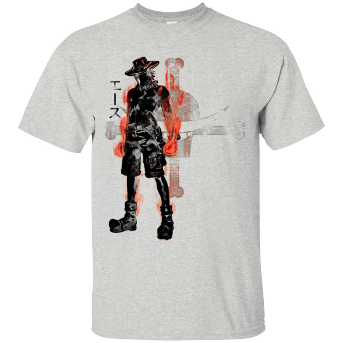 T-Shirts Ash / Small Fire fist T-Shirt
